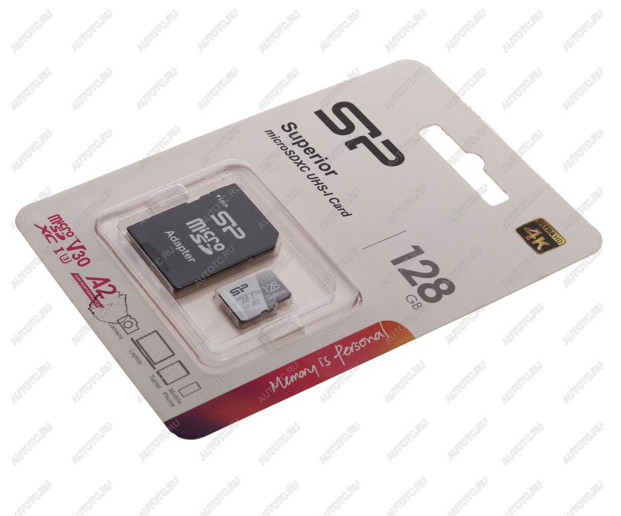 1 979 р. Карта памяти 128GB MicroSD class 10 + SD адаптер SILICON POWER SILICON POWER sp128gbstxda2v20sp  с доставкой в г. Майкоп