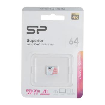 1 139 р. Карта памяти 64GB MicroSD class 10 SILICON POWER SILICON POWER sp064gbstxdv3v20  с доставкой в г. Майкоп. Увеличить фотографию 1
