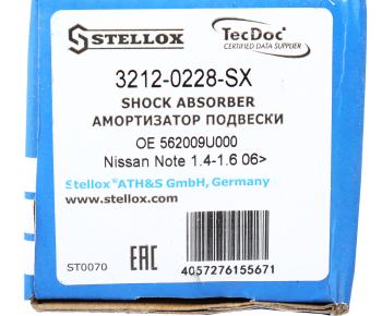 2 439 р. Амортизатор NISSAN Note (05-12) задний левыйправый STELLOX STELLOX 32-120228-sx  с доставкой в г. Майкоп. Увеличить фотографию 3