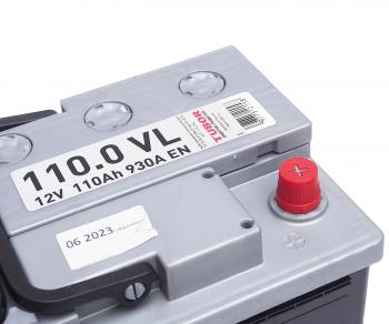 16 849 р. Аккумулятор TUBOR Synergy 110Ач обратная полярность TUBOR 6ст110(0)  с доставкой в г. Майкоп. Увеличить фотографию 2