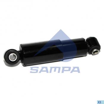 3 999 р. Амортизатор SAF полуприцепа, прицепа (278413 70х75 20х78 20х68 ОО) SAMPA SAMPA 075.082-01  с доставкой в г. Майкоп. Увеличить фотографию 1