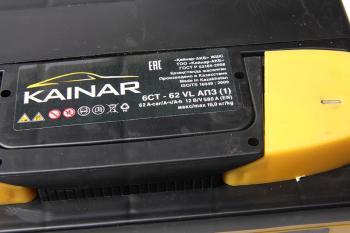 7 399 р. Аккумулятор KAINAR 62Ач KAINAR 6ст62(1)  с доставкой в г. Майкоп. Увеличить фотографию 2