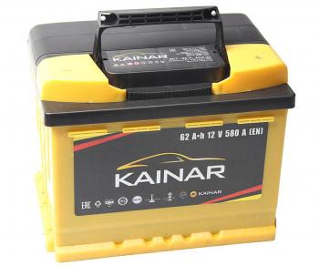 7 399 р. Аккумулятор KAINAR 62Ач обратная полярность KAINAR 6ст62(0)  с доставкой в г. Майкоп. Увеличить фотографию 1