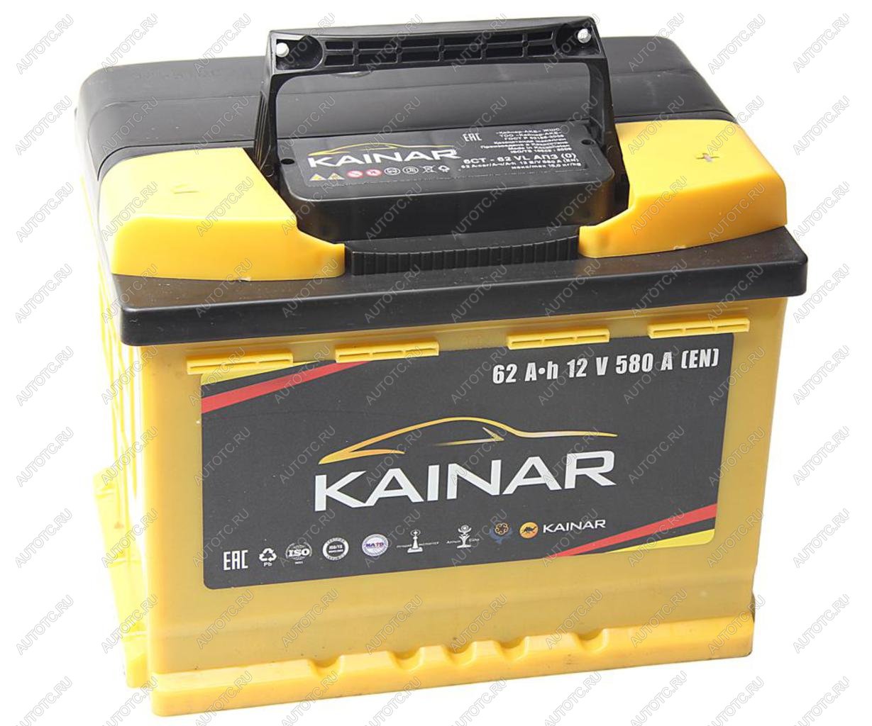 7 399 р. Аккумулятор KAINAR 62Ач обратная полярность KAINAR 6ст62(0)  с доставкой в г. Майкоп