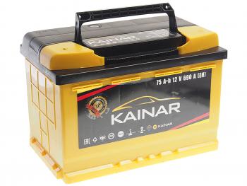 9 199 р. Аккумулятор KAINAR 75Ач KAINAR 6ст75(1)  с доставкой в г. Майкоп. Увеличить фотографию 1