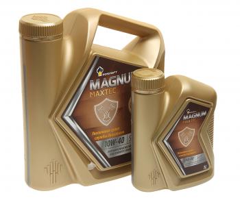 1 439 р. Масло моторное MAGNUM Maxtec 10W40 SLCF псинт.4л+1л РОСНЕФТЬ РОСНЕФТЬ 68153  с доставкой в г. Майкоп. Увеличить фотографию 1