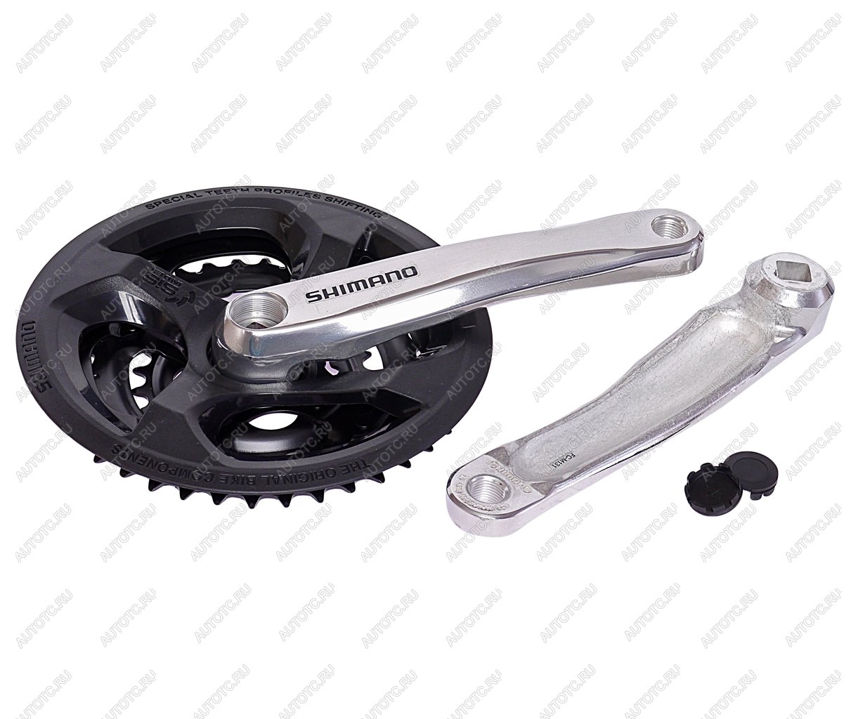 1 339 р. Система велосипедная 170мм 423424Т серебро SHIMANO SHIMANO efcm131c244c  с доставкой в г. Майкоп