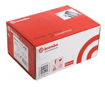 5 249 р. Колодки тормозные передние (4шт.) BREMBO Honda Accord 9 CR седан дорестайлинг (2013-2016)  с доставкой в г. Майкоп. Увеличить фотографию 5