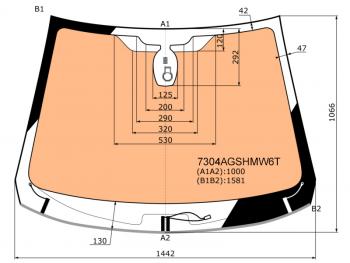 28 549 р. Стекло лобовое (Обогрев полный Датчик дождя Молдинг) Renault Kaptur 20-22 AGC 7304AGSHMW6T  с доставкой в г. Майкоп. Увеличить фотографию 1