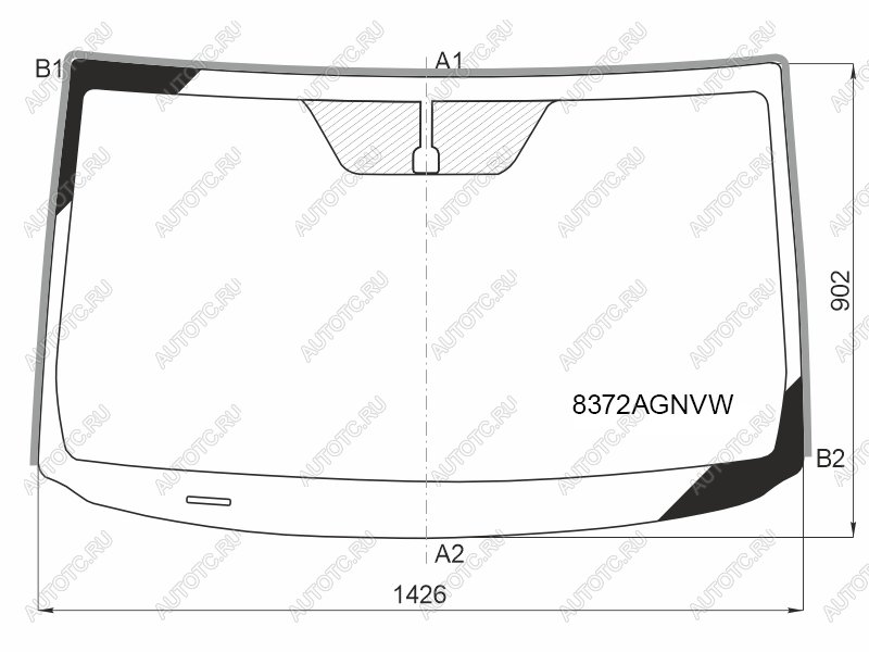 6 399 р. Стекло лобовое Toyota RAV4 (XA30) 05-13 FUYAO 8372AGNVW  с доставкой в г. Майкоп