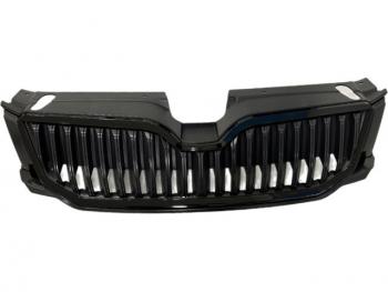 Решетка радиатора (пр-во Китай) BODYPARTS Skoda Octavia  A7 (2012-2017) дорестайлинг лифтбэк, дорестайлинг универсал (молдинг черный)