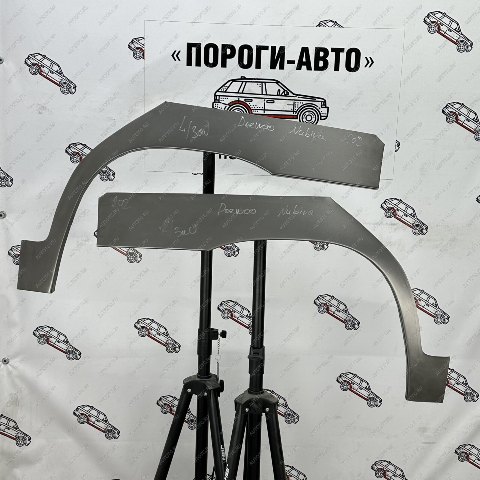 2 199 р. Ремонтные арки задних крыльев (Правая арка) Пороги-Авто Daewoo Nubira J100 (1997-2000) (холоднокатаная сталь 0,8мм)  с доставкой в г. Майкоп