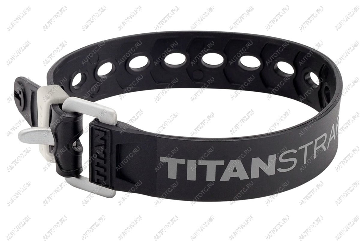 1 919 р. Ремень крепёжный TitanStraps Super Straps черный L = 36 см (Dmax = 9,5 см, Dmin = 3,2 см)  ts-0914-blk  с доставкой в г. Майкоп