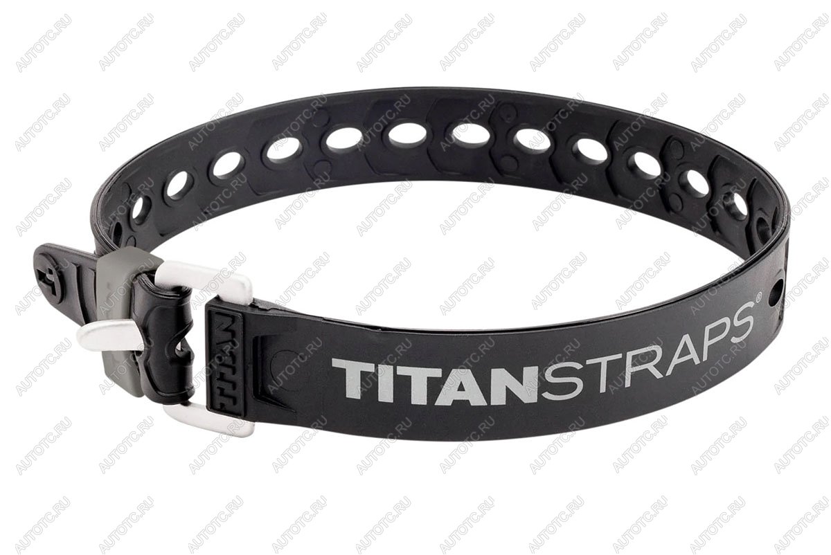 2 149 р. Ремень крепёжный TitanStraps Super Straps черный L = 64 см (Dmax = 18,4 см, Dmin = 4,5 см)  ts-0925-blk  с доставкой в г. Майкоп