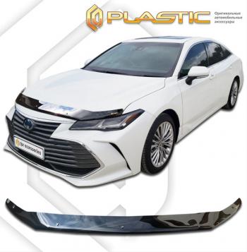 2 079 р. Дефлектор капота CA-Plastic Toyota Avalon XX50 (2018-2023) (серия Classic черный)  с доставкой в г. Майкоп. Увеличить фотографию 2