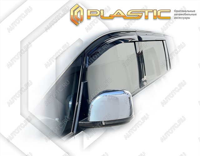 1 999 р. Дефлектор окон CA-Plastic  Mitsubishi Delica D:5  1 (2018-2025) рестайлинг (Classic полупрозрачный)  с доставкой в г. Майкоп