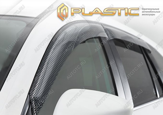 2 199 р. Дефлектор окон CA-Plastic  Toyota Yaris Cross  XP210 (2020-2023) дорестайлинг (Серия Art графит)  с доставкой в г. Майкоп