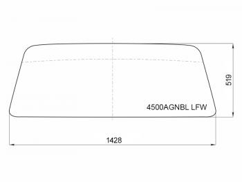 3 599 р. Стекло лобовое LADA 2101 70-88  2102 71-88  2103 72-84  2104 84-12 XYG 4500AGNBL LFW  с доставкой в г. Майкоп. Увеличить фотографию 1