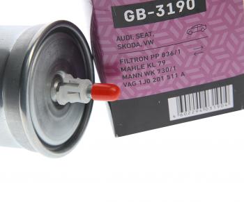 519 р. Фильтр топливный VW AUDI SEAT SKODA BIG FILTER BIG FILTER gb-3190 BIG FILTER gb-3190  с доставкой в г. Майкоп. Увеличить фотографию 2