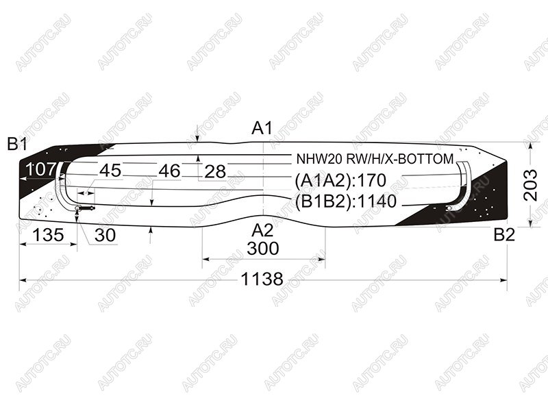 6 399 р. Стекло заднее (Цвет зеленый Обогрев) Toyota Prius (NHW20) 03-11 XYG NHW20 RW/H/X-BOTTOM  с доставкой в г. Майкоп