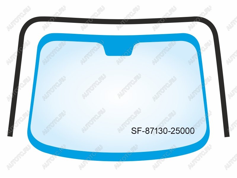 1 769 р. Молдинг заднего стекла Hyundai Accent 99-12  Verna 00-06  ТагАЗ Accent 99-12 SAT SF-87130-25000  с доставкой в г. Майкоп