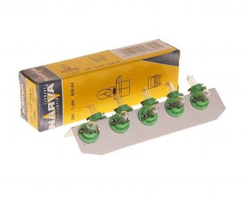 93 р. Лампа 24V 1.4W BX8.4d светло зеленый патрон Plastic Base NARVA NARVA 170823000  с доставкой в г. Майкоп. Увеличить фотографию 1
