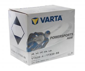 9 649 р. Аккумулятор VARTA MOTO AGM 18Ач VARTA 6ст18 518 902 026 (ytx20-4(bs))  с доставкой в г. Майкоп. Увеличить фотографию 3