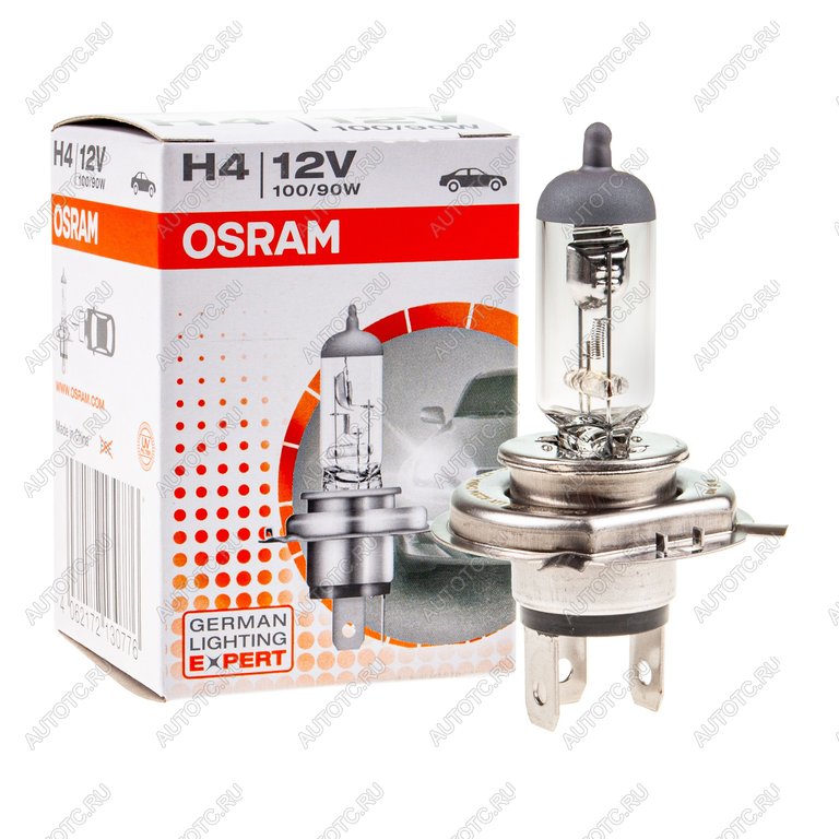 241 р. Лампа 12V H4 10090W P43t-38 12V OSRAM OSRAM 62204clc  с доставкой в г. Майкоп