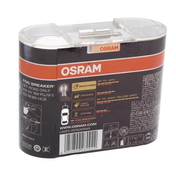 3 699 р. Лампа 12V H16 19W PGJ19-3 2600К евробокс (2шт.) Fog Breaker OSRAM OSRAM 62219fbr-hcb  с доставкой в г. Майкоп. Увеличить фотографию 2