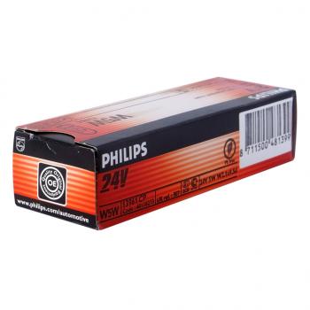 51 р. Лампа 24V W5W T10W W2.1x9.5d PHILIPS PHILIPS 13961cp  с доставкой в г. Майкоп. Увеличить фотографию 1