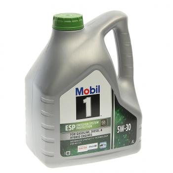 6 349 р. Масло моторное Mobil1 ESP 5W30 синт.4л MOBIL MOBIL 157759  с доставкой в г. Майкоп. Увеличить фотографию 1