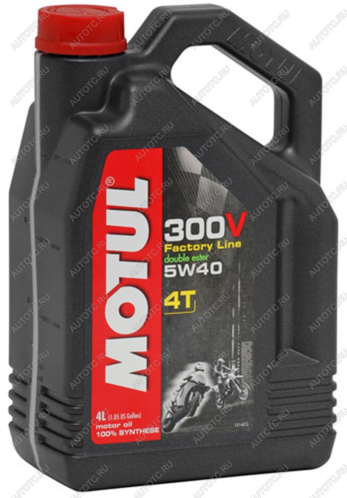 6 899 р. Масло моторное для 4-х тактных двигателей 300V 4T FACTORY LINE 5W40 синт.4л MOTUL MOTUL 104115  с доставкой в г. Майкоп