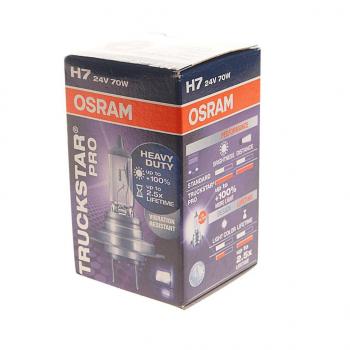 899 р. Лампа 24V H7 70W PX26d +120% Truckstar Pro OSRAM OSRAM 64215tsp  с доставкой в г. Майкоп. Увеличить фотографию 2