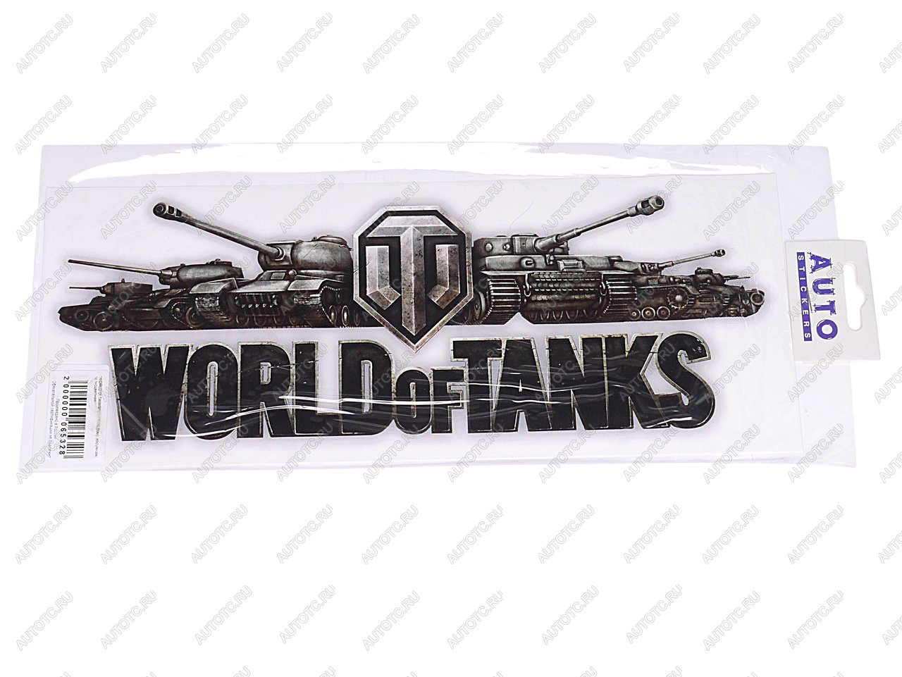 102 р. Наклейка виниловая World of Tanks цветная 13х32см AUTOSTICKERS AUTOSTICKERS 65328  с доставкой в г. Майкоп