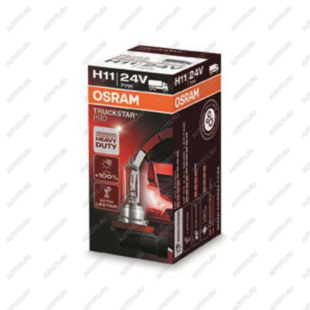 1 789 р. Лампа 24V H11 70W PGJ19-2 +100% Truckstar Pro OSRAM OSRAM 64216tsp  с доставкой в г. Майкоп