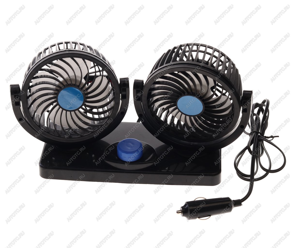 999 р. Вентилятор в салон 12V двойной на платформе черный BRAIN POWER BRAIN POWER rg-1688  с доставкой в г. Майкоп