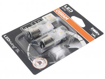 1 799 р. Лампа светодиодная 12V P215W BAY15d блистер (2шт.) LEDriving SL Yellow OSRAM OSRAM 7528dyp-02b  с доставкой в г. Майкоп. Увеличить фотографию 2