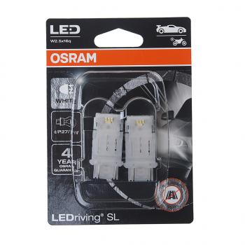 1 769 р. Лампа светодиодная 12V P277W W2.5х16q 6000K блистер (2шт.) LEDriving SL OSRAM OSRAM 3157dwp-02b  с доставкой в г. Майкоп. Увеличить фотографию 1