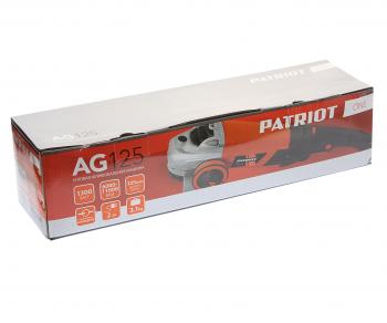 5 399 р. Машина углошлифовальная 1300Вт 125мм 6000-11000об/мин. PATRIOT PATRIOT ag125 PATRIOT ag125  с доставкой в г. Майкоп. Увеличить фотографию 3