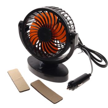 569 р. Вентилятор в салон 12V на платфоре черно-оранжевый ROWGO ROWGO rg-1228  с доставкой в г. Майкоп. Увеличить фотографию 1
