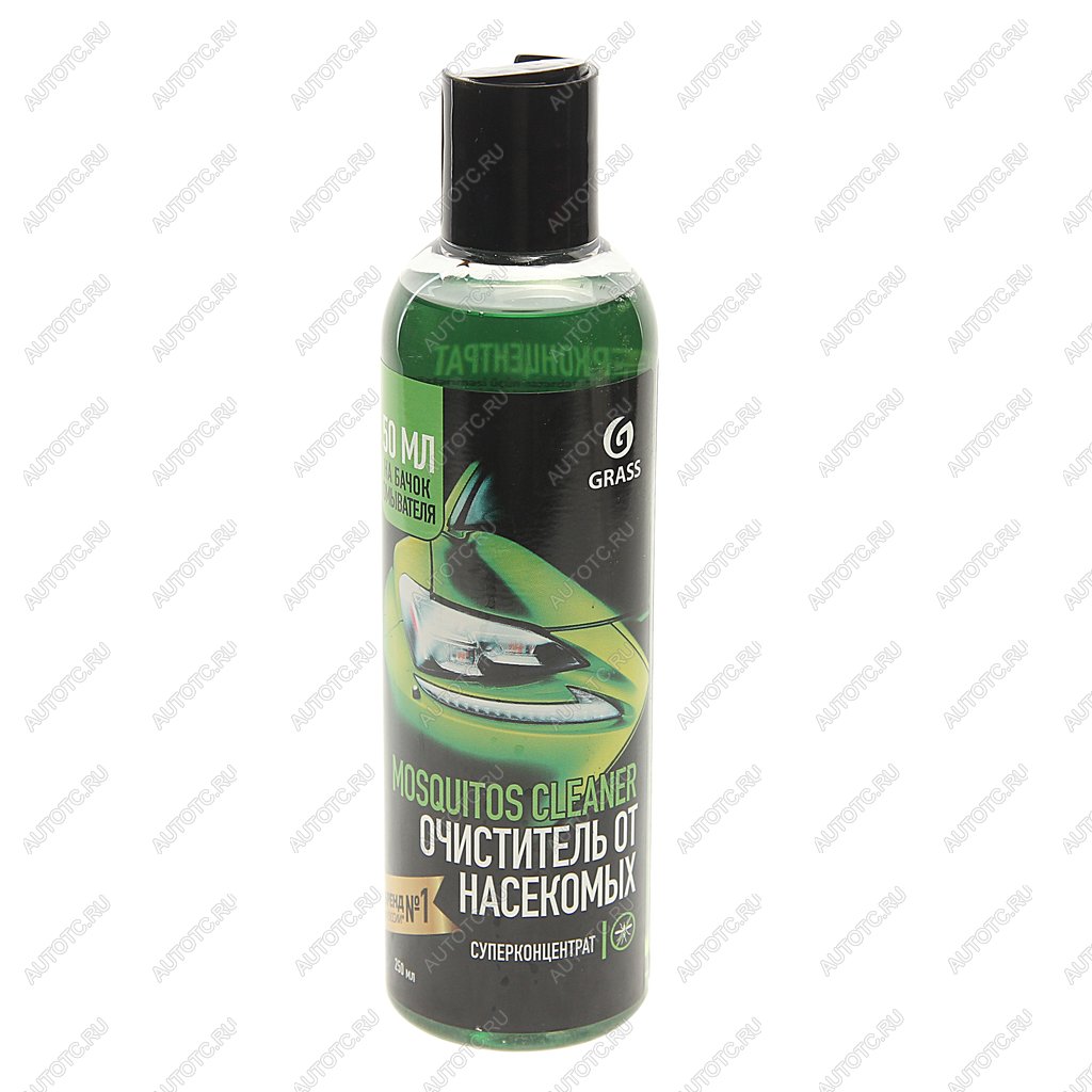 281 р. Жидкость омывателя летняя 250мл концентрат 1:25 Mosquitos Cleaner GRASS GRASS 110104  с доставкой в г. Майкоп