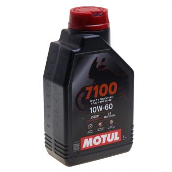 2 049 р. Масло моторное 7100 4T 10W60 синт.1л MOTUL MOTUL 104100  с доставкой в г. Майкоп. Увеличить фотографию 1