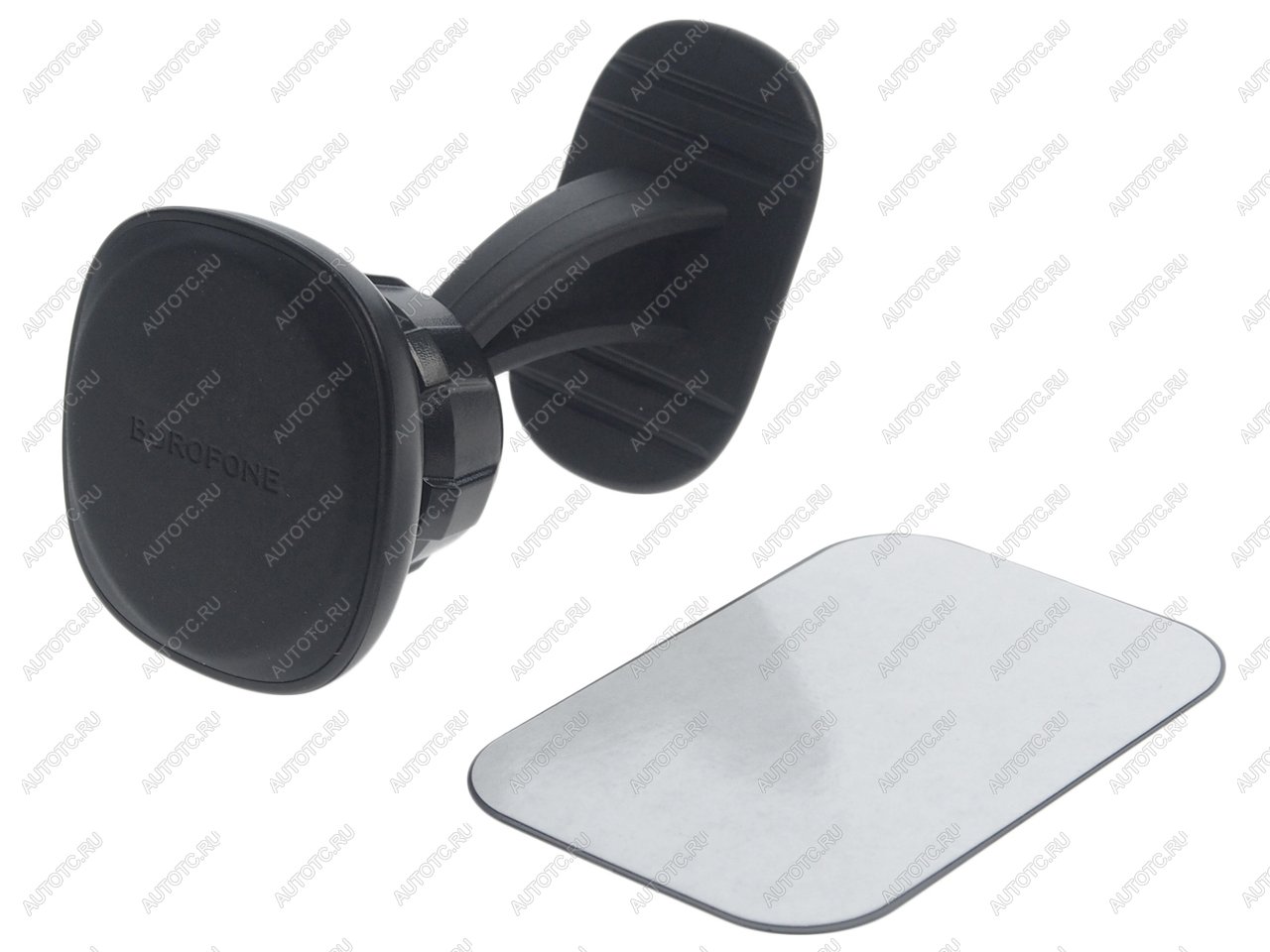182 р. Держатель телефона универсальный магнитный черный BOROFONE BOROFONE bh103 black  с доставкой в г. Майкоп