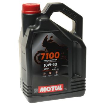 7 249 р. Масло моторное 7100 4T 10W60 синт.4л MOTUL MOTUL 104101  с доставкой в г. Майкоп. Увеличить фотографию 1