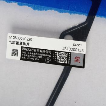 1 269 р. Прокладка SHACMAN SHAANXI дв.WP7 крышки клапанной OE SHACMAN 610800040229  с доставкой в г. Майкоп. Увеличить фотографию 4