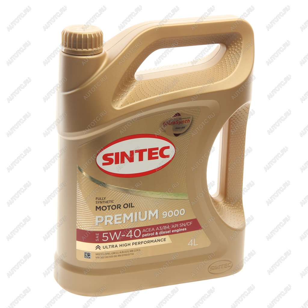 2 669 р. Масло моторное Premium 9000 A3B4 5W40 синт.4л SINTEC SINTEC 600107  с доставкой в г. Майкоп