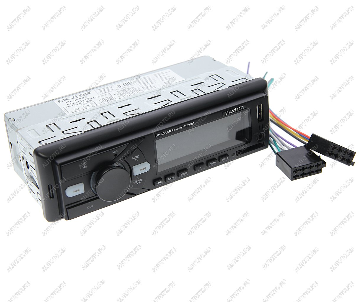 2 299 р. Магнитола автомобильная 1DIN 24V SKYLOR SKYLOR fp-124bt  с доставкой в г. Майкоп