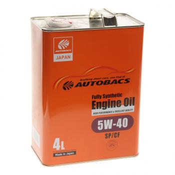 4 899 р. Масло моторное ENGINE OIL 5W40 синт.4л Япония AUTOBACS AUTOBACS a00032242  с доставкой в г. Майкоп. Увеличить фотографию 1