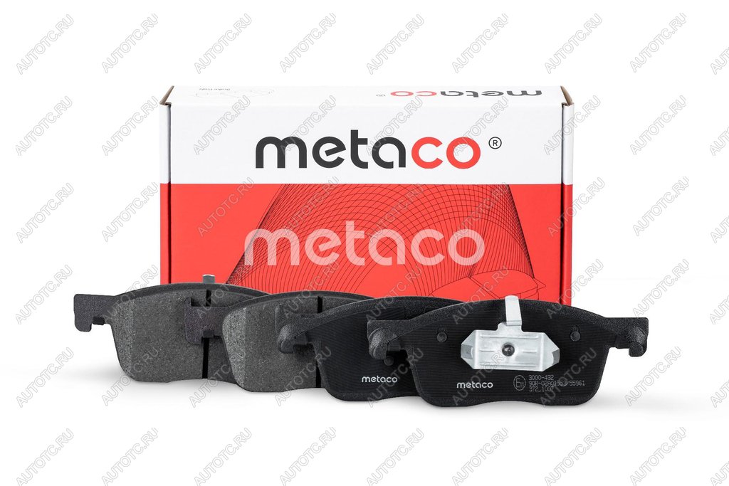 3 269 р. Колодки тормозные передние (4шт.) METACO CITROEN Jumper 230 (1994-2002)  с доставкой в г. Майкоп