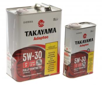 2 689 р. Масло моторное Adaptec SPGF-6A 5W30 синт.4+1л TAKAYAMA TAKAYAMA 101942  с доставкой в г. Майкоп. Увеличить фотографию 1